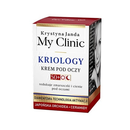 Crema de contur pentru ochi My Clinic Kriology 50+ cu Orhidee Japoneză și Ceramide, 15ml