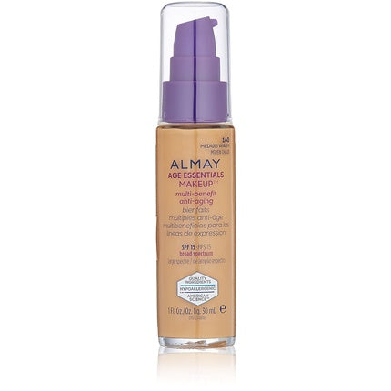 Fond de ten Almay Age Essentials Makeup, SPF 15, 30ml