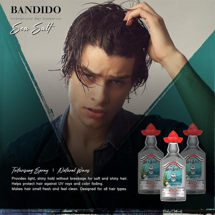 Spray de păr texturizant cu sare de mare, Bandido Sea Salt Spray, 250ml