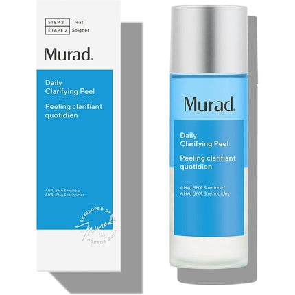 Exfoliant facial Murad Daily Clarifying Peel cu acid salicilic și retinol, 95ml