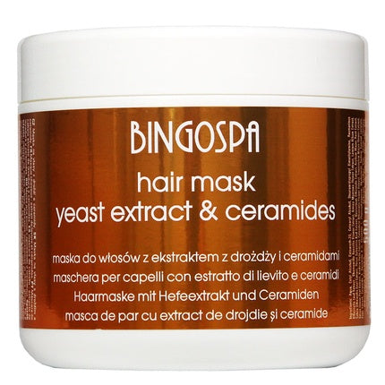 Mască de păr, Bingo Spa, Hair Mask cu extract de drojdie și ceramide, 500ml