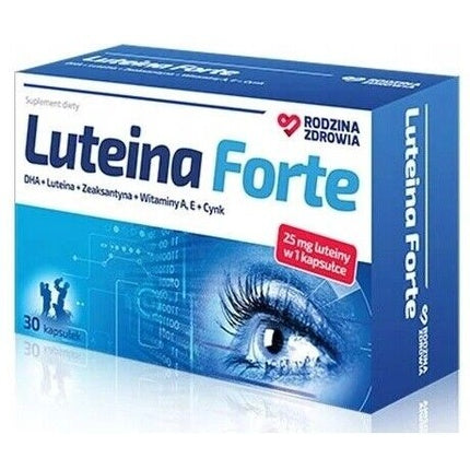 Rodzina Zdrowia Lutein Forte, Vitamine și Minerale pentru Ochi, 30 Capsule