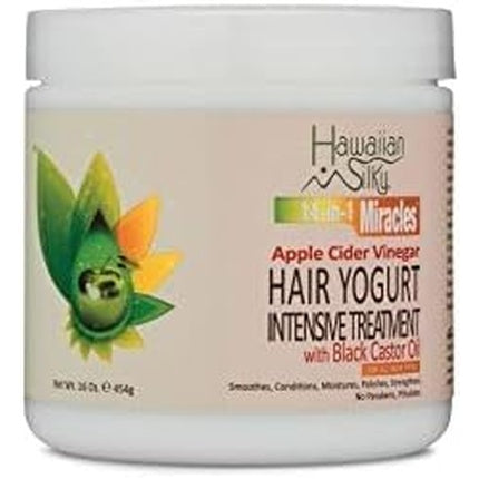 Masca de păr Hawaiian Silky Hair Yogurt cu ulei de ricin negru