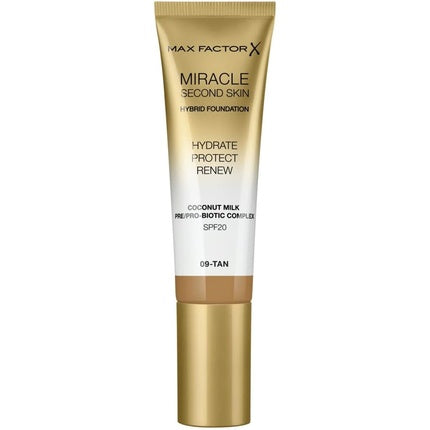 Fond de ten Max Factor Miracle Second Skin, Tan Beige, 30ml