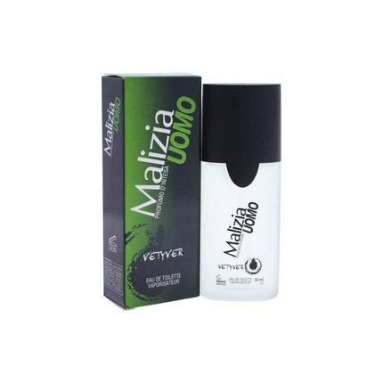 Parfum Eau de Toilette, Malizia, Uomo Vetyver, 50 ml