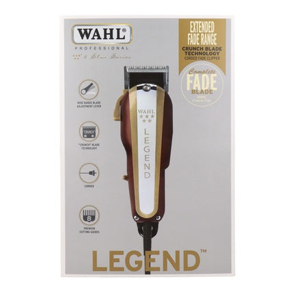 Mașină de tuns păr Wahl Legend, maro, cu fir electric