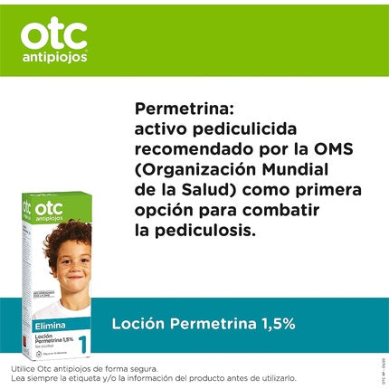 Loțiune Antipăduchi, Otc, Permetrină, 125 ml