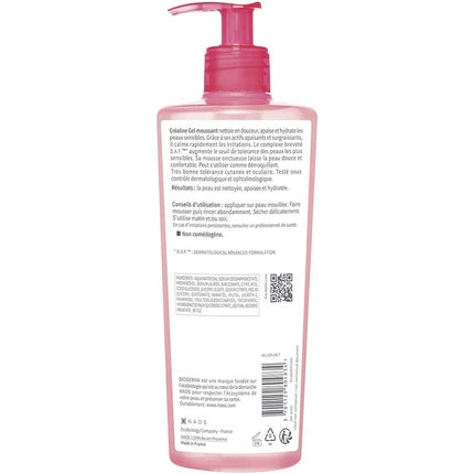 Gel de curățare, Bioderma Créaline, 500ml, roz