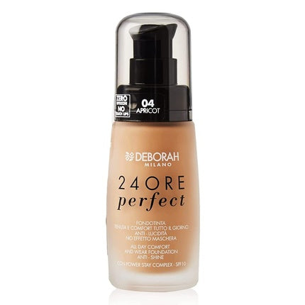 Fond de ten, Deborah, 24H Perfect 4 Apricot, 30ml