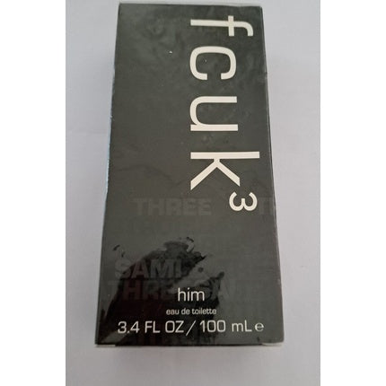Parfum FCUK 3 for Him, EDT Spray 100ml, Negru