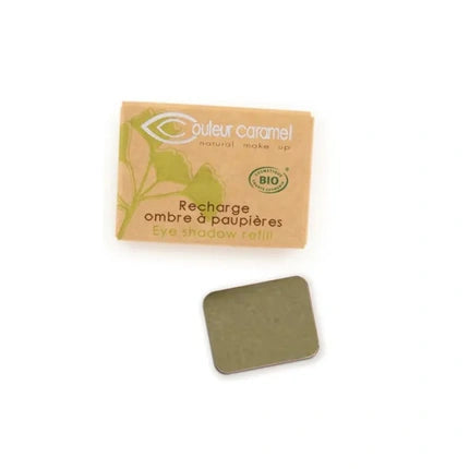 Pigment pentru ochi, Couleur Caramel, No 107 Bananier, 25g, refil, culoare verde olive