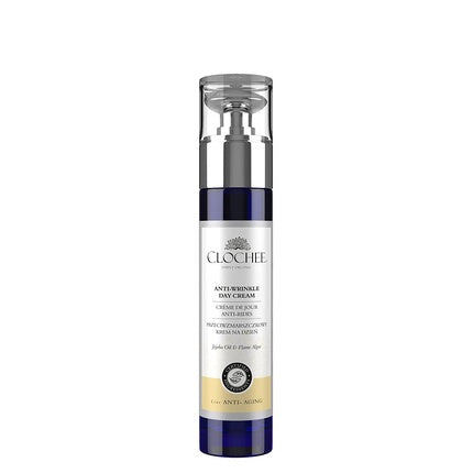 Crema Zilnică Anti-îmbătrânire Clochee Simply Organic cu Ulei de Jojoba și Extracte Vegetale, 50ml