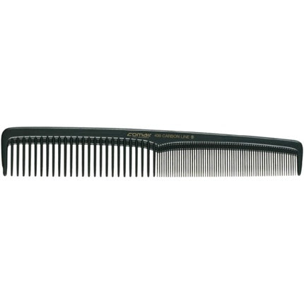 Pieptene profesional COMAIR Profi Line 400 Carbon, negru, 18 cm