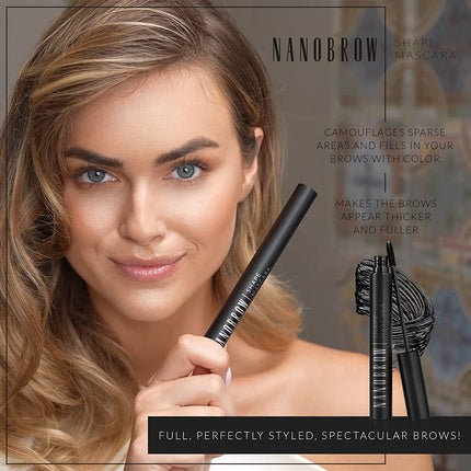 Mascara pentru sprancene, Nanobrow, negru