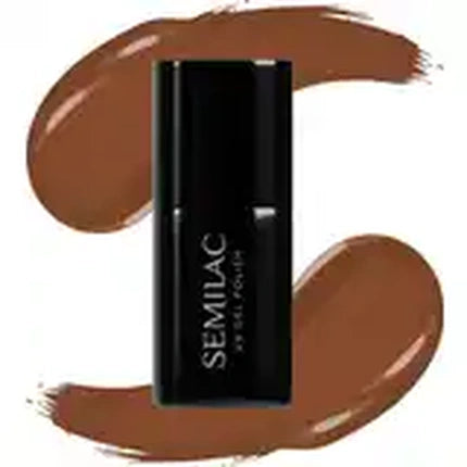 Semilac UV Nail Polish Mud Bath, Culoare Marron, Capacitate 4 g