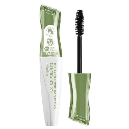 Mascara Deborah Puro Bio Volume Forza Nero, 20ml, culoare verde și alb