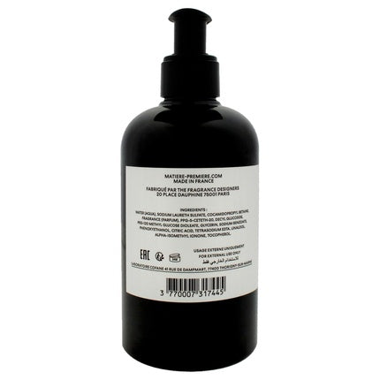 Sabon lichid pentru mâini și corp, Matière Première, Parisian Musc, 300ml, sticlă neagră