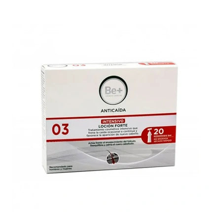 Lotion Anti-cădere Be+, Forte, 20 ampule x 5ml