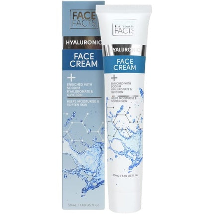 Cremă de față, Face Facts, Hyaluronic, 50ml