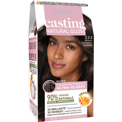Vopsea de păr, L'Oréal Paris, Casting, N.223 Intense Brown Espresso