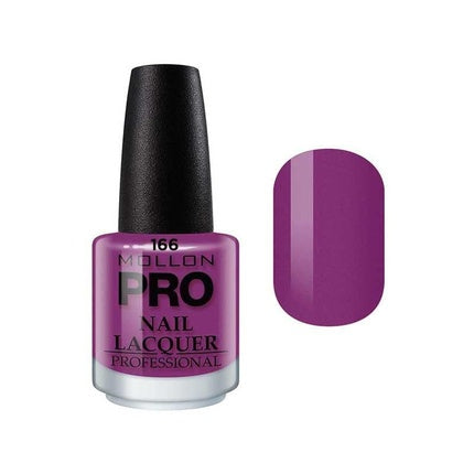 Lac Unghii Mollonpro, Professional Nail Lacquer 166, Violet, 8 ml