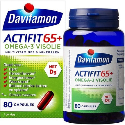 Supliment Vitamine, Davitamon, Actifit 65+, 80 Capsule
