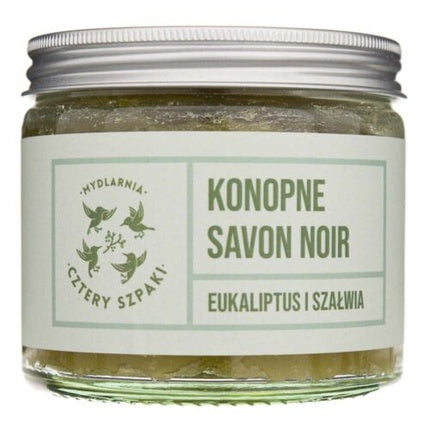 Savon Noir, Cztery Szpaki, Eucalyptus și Salvie, 250g