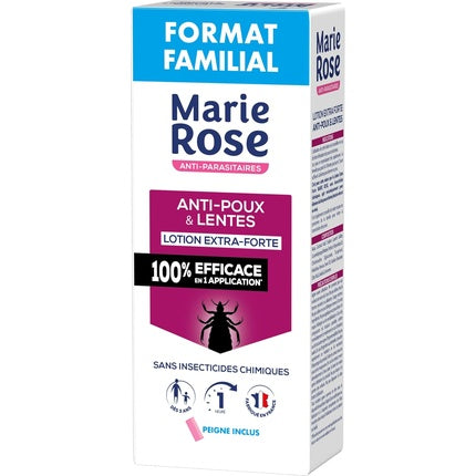 Lotion Anti-păduchi și Lente, Marie Rose, Extra Forte, 200ml
