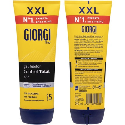 Gel de păr Giorgi Line Total Control 48h Water Resistant, 240ml