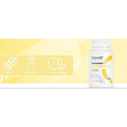 Vitamine, Ostrovit, Vitamin C 1000mg, alb, 180 tablete