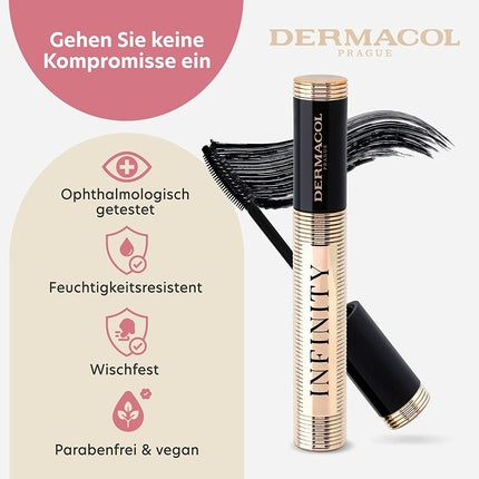 Mascara Dermacol Infinity, Negru, 6ml