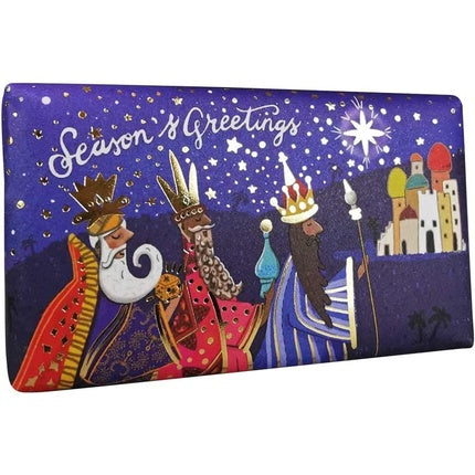 Sabon, The English Soap Company, Festive Three Kings Frankincense and Myrrh, ambalaj ilustrat, arome orientale