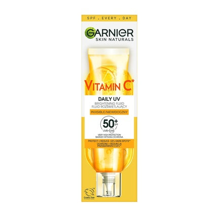 Fluid de zi, Garnier, SPF50+, vitamina C, 40ml