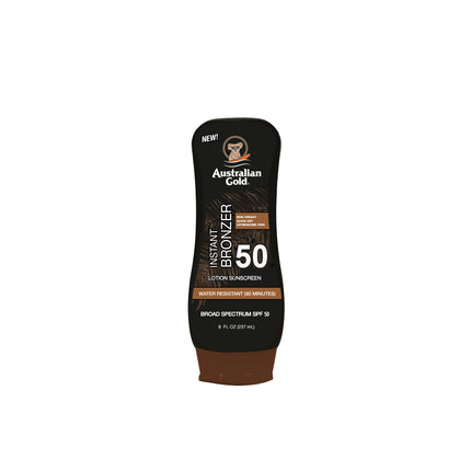 Loțiune Solară Australian Gold cu Bronzer SPF 50 - 237 ml