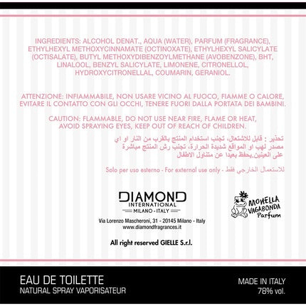 Parfum de dama, Monella Vagabonda, Belle, floral-fructat, 100ml