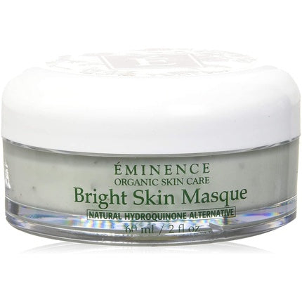 Mască facială Eminence Organic Skin Care Bright Skin Masque, 2oz (57g), alb