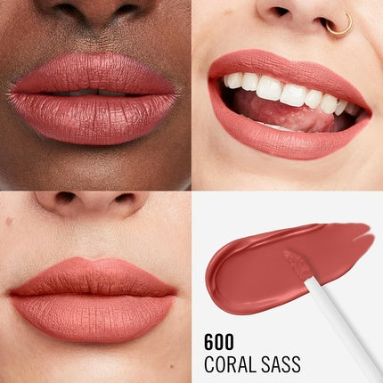 Ruj lichid, Rimmel, Lasting Mega Matte, formula vegana, 7.4ml