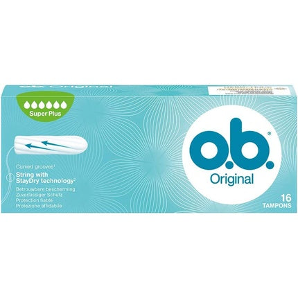 Tampoane O.B. Super Plus, Alb, 16 buc