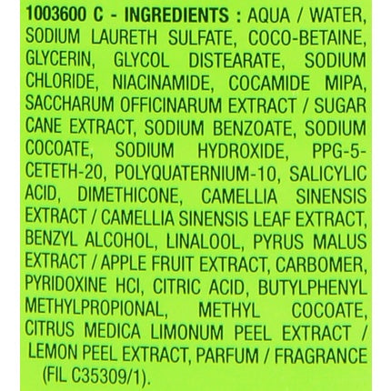 Sampon purificator Garnier Fructis Pure Fresh Castravete 360ml