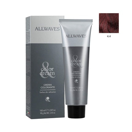 Vopsea de păr Allwaves Color Creme Professionnelle 4.4 Cupru Marron, 100ml
