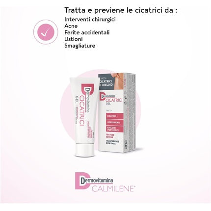 Gel cicatrici, Dermovitamina, 30 ml, alb