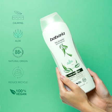 Gel de duş, Babaria, Aloe Vera, 600ml