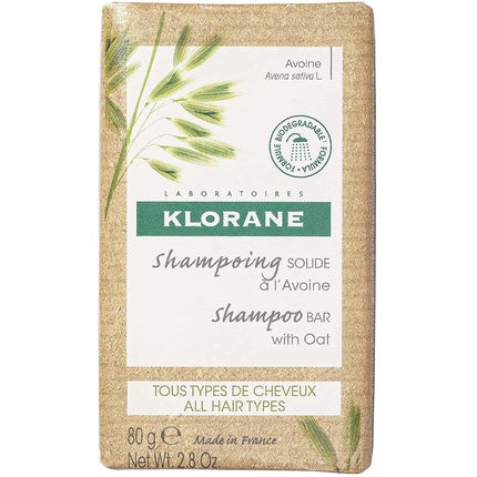 Sampon solid, Klorane, cu ovaz, 80g