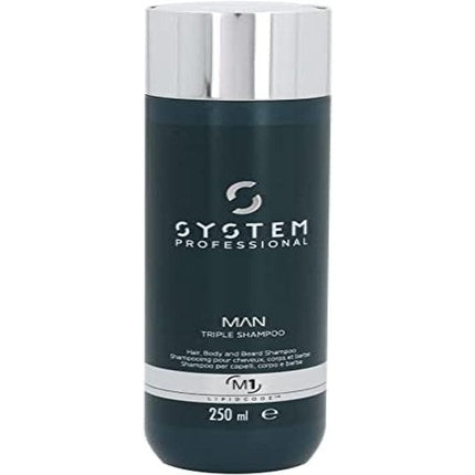 Șampon pentru păr, System Professional Man Triple Shampoo M1, 250ml