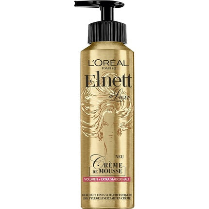 L'Oreal Paris Elnett Creme de Mousse Volumizing Hair Foam, 200ml x3