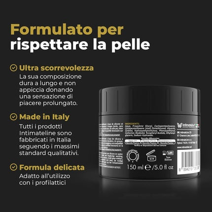 Lubrifiant Intim Intimateline Fistan, negru, 150ml
