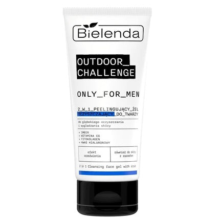 Gel de curățare și exfoliere pentru ten, Bielenda, Outdoor Challenge Only For Men, 150g