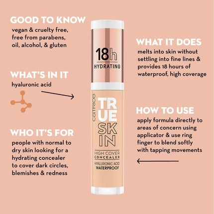 Corector Catrice True Skin High Cover 020 Warm Beige 4.5ml