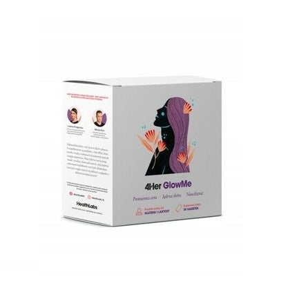 Cremă față Health Labs, GlowMe, plicuri, violet