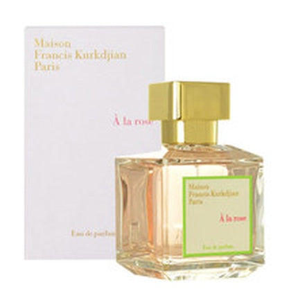 Eau de Parfum Maison Francis Kurkdjian A La Rose - Sticlă Transparentă cu Lichid Roz Pal
